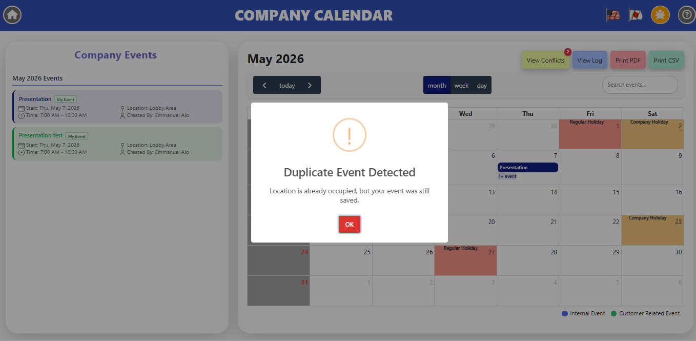 Calendar — View 9